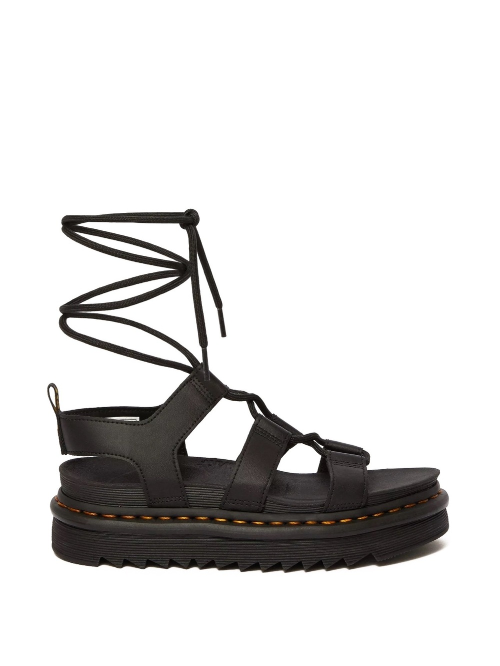 Dr. Martens Nartilla Black Platform Sandals Women’s Size 7